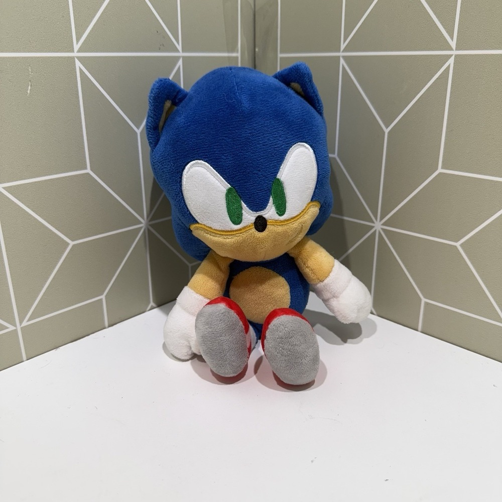 Sonic the Hedgehog Blue9" Plush Animal Authentic SEGA H2